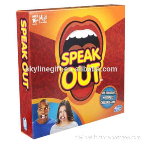 2016 Popular Halloween&Christmas Best Gift Speak Out Ridiculous Challenge Board Game